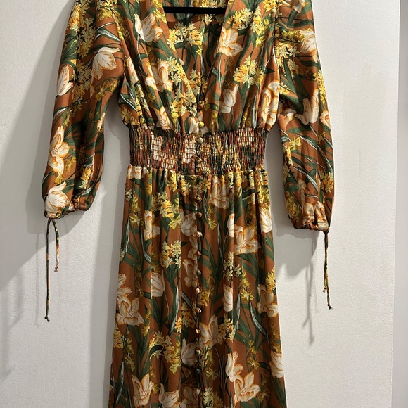 Krisa silk midi dress - Picture 5 of 6